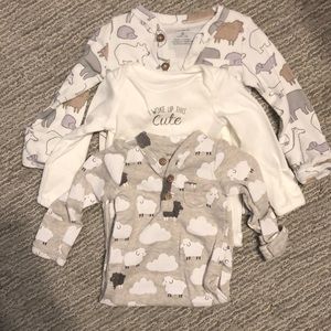 Lot of Carters baby sleep gowns
